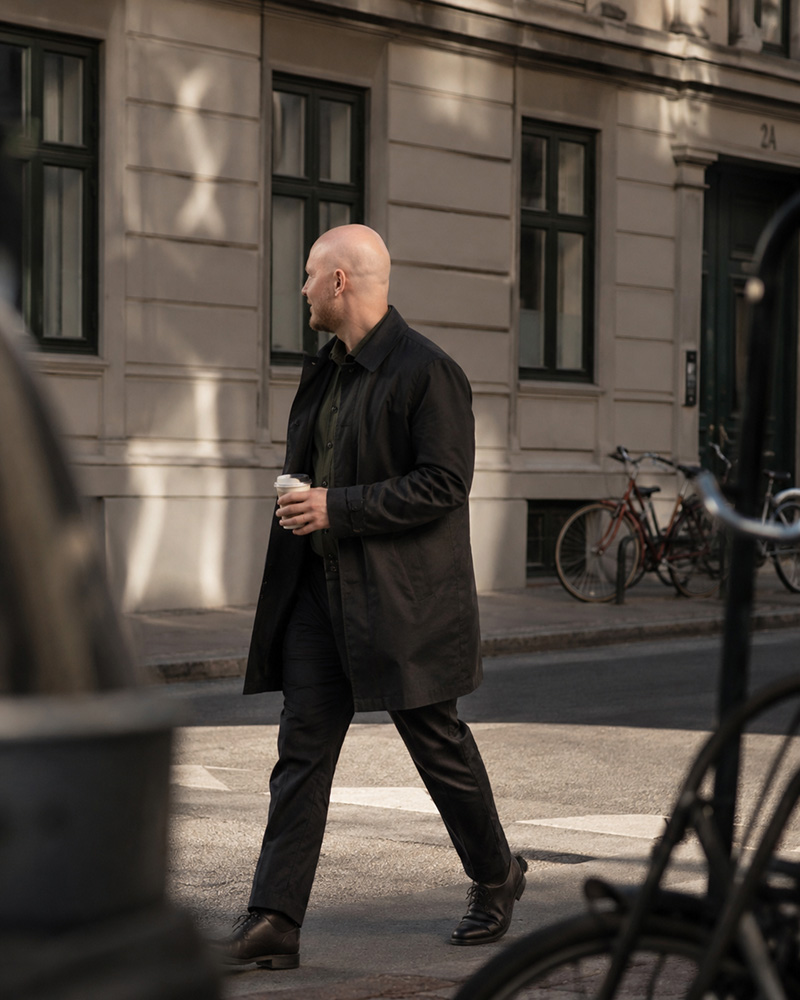 Andreas fra MULD Digital på vej til møde omkring digital markedsføring