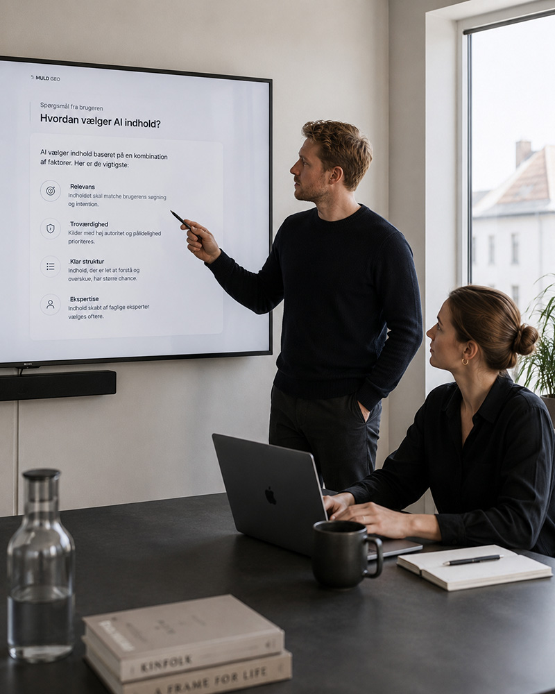 MULD Digital arbejder med GEO og SEO
